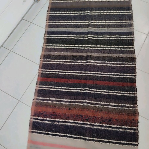Woven traditional handmade rug new 215x65 cm