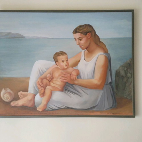 Oil painting by Ioakeim Minaretzopoulos new