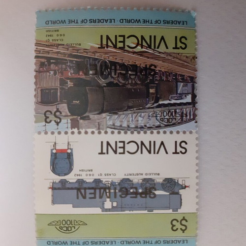 St. Vincent Stamps Specimen Overprint Series New