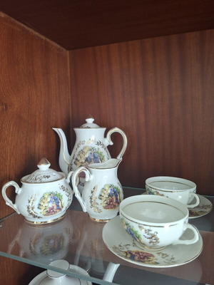 Vintage porcelain tea set
