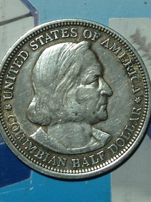 1893 Columbian Half Dollar United States of America μεταχειρισμένο ασημένιο νόμισμα