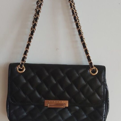 Sisley shoulder bag black PU leather like new