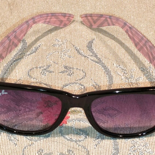 Ray-Ban Junior 5148 sunglasses like new, black and pink
