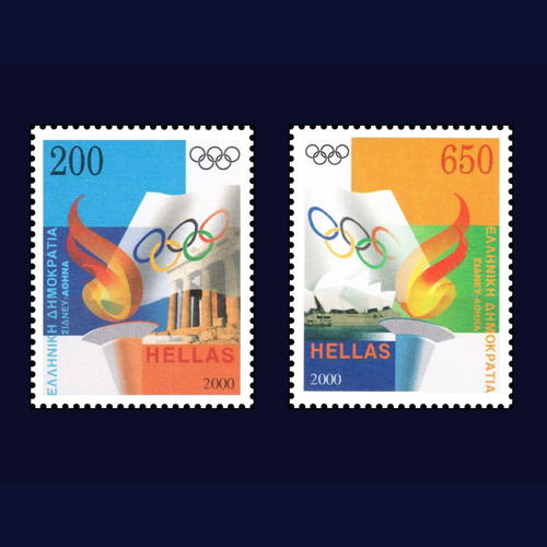 Greek Olympic Stamps 2000 Mint Never Hinged Sydney Athens