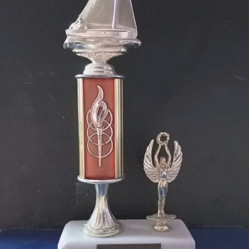 Sailing Rally Aegean 1982 Trophy used, commemorative