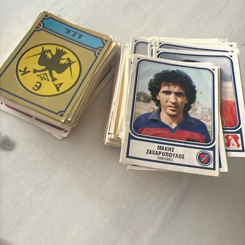 Panini Greek Football Stickers 1984 New, 189 Pieces