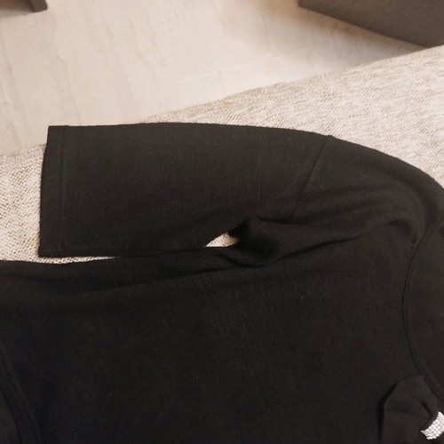 Women's blouse with 3/4 sleeve used, black, size M