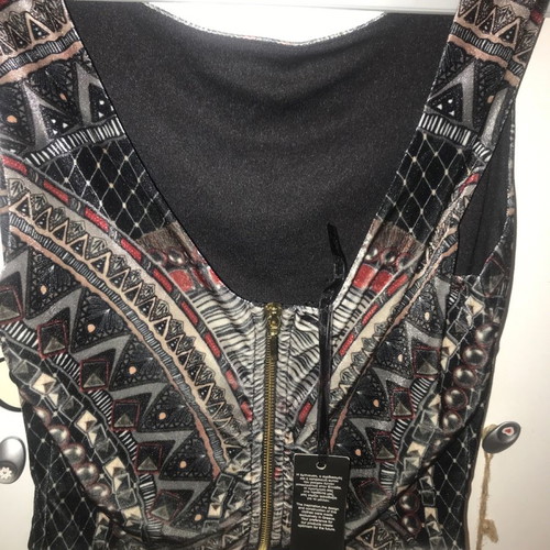 Enzzo velvet top new, multicolor, size S