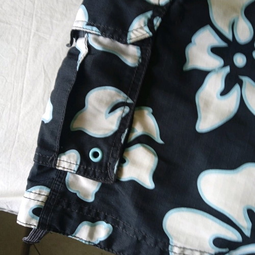 Vintage H&M floral swim bermuda shorts used size Large