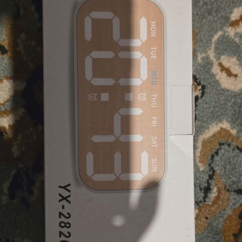 Digital Table Clock YX-2820 new with LED display and alarm
