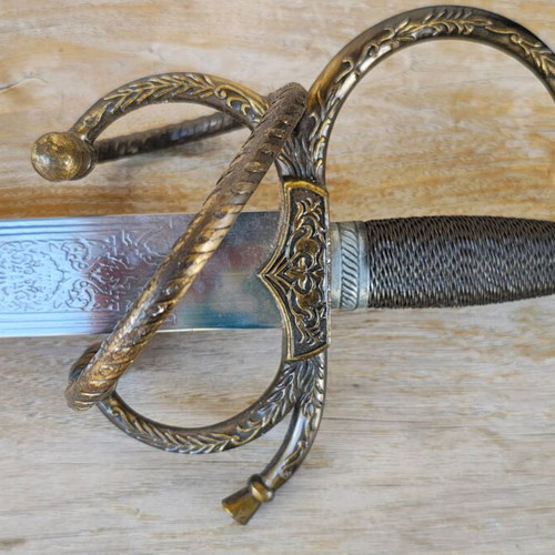 El Cid Colada decorative sword used from Toledo