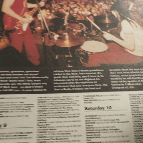 NME Muse magazine November 2001 like new