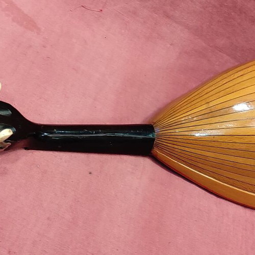 Mandolin Russian handmade 1950 used, length 65cm