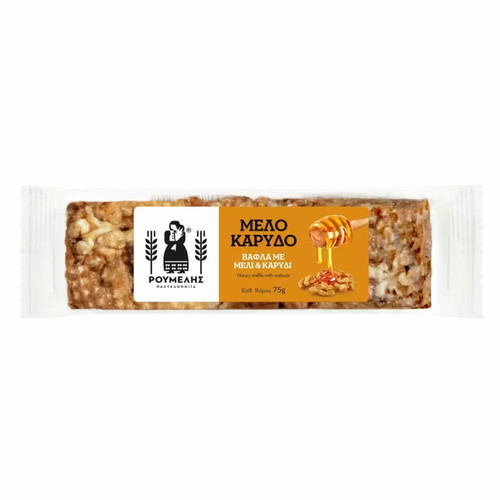Roumelis waffle with honey and walnut 75gr new