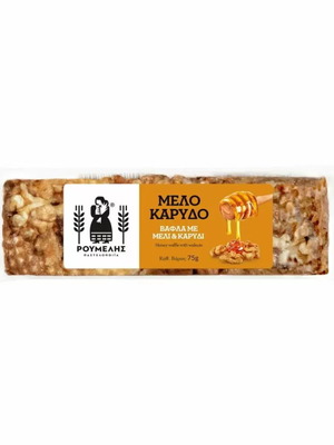 Roumelis waffle with honey and walnut 75gr new