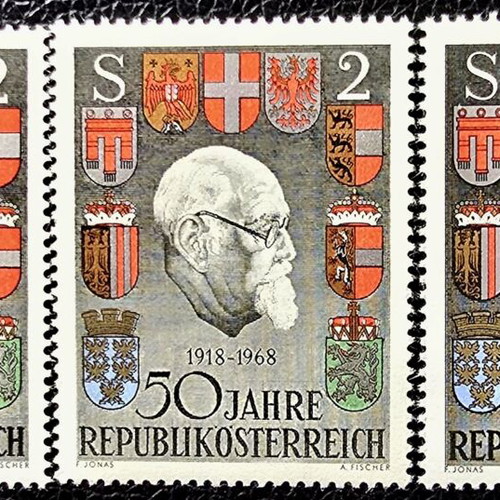 Austria 1968 stamp set, mint condition