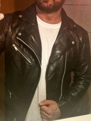 Biker Jacket Bershka black used, size M/L