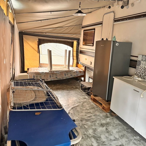 Hobby Prestige 610 7m caravan renovated with full equipment