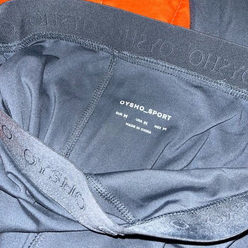 Oysho Sport Leggings, blue, size M