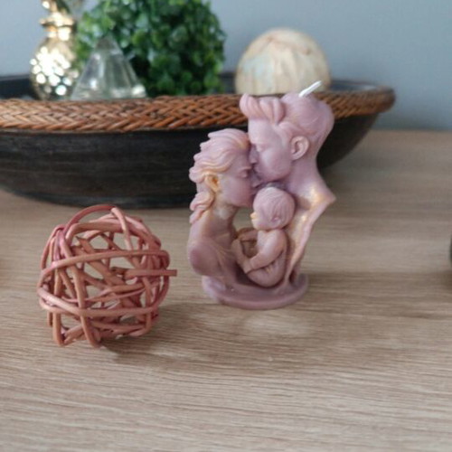 Soy scented candle height 8 cm new
