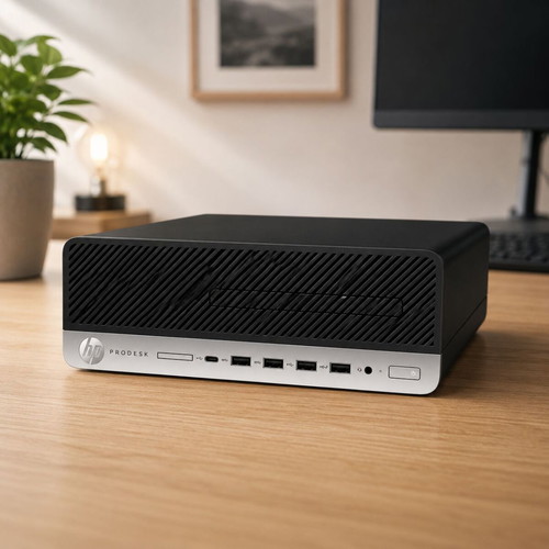 HP ProDesk 600 G4 SFF PC refurbished, i3-8100, 8GB RAM, 256GB M.2 SSD
