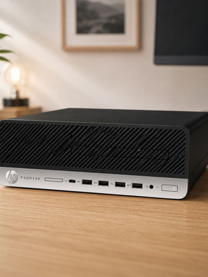 HP ProDesk 600 G4 SFF PC refurbished, i3-8100, 8GB RAM, 256GB M.2 SSD