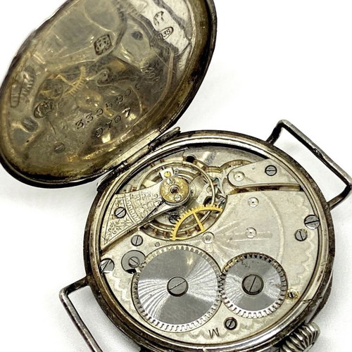 Military vintage wristwatch 1910 used men's