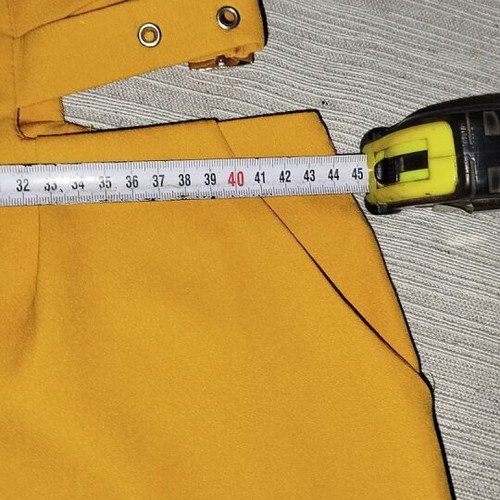 Women's pants new, yellow, size XL