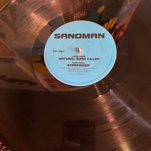 Sandman Natural Born Killer vinyl record like new, electronic