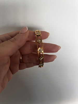 Steel bracelet in gold color new