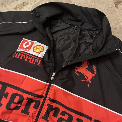 Ferrari F1 Racing Jacket, black and red