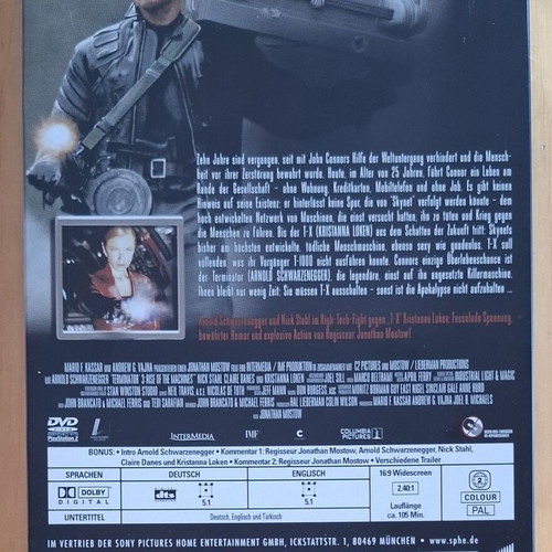 Terminator 3 Rise of the Machines DVD steelbook
