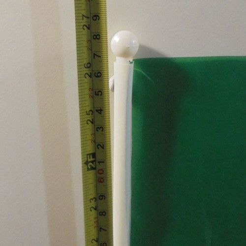 Panathinaikos FC advertising fabric flag used with plastic handle