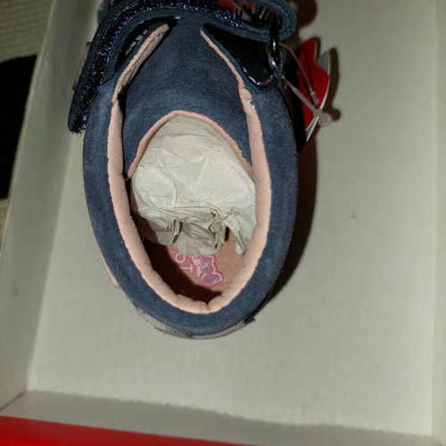 Children's blue boots shoes new, size 25