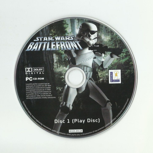 Star Wars Battlefront PC CD-Rom game like new