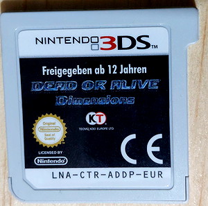 DEAD OR ALIVE για nitendo ds/ dsi/ ds xl/ ds lite/ 3ds. Άριστη κατάσταση.