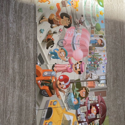 Puzzles for children used, set of 4 pieces for ages 3-6