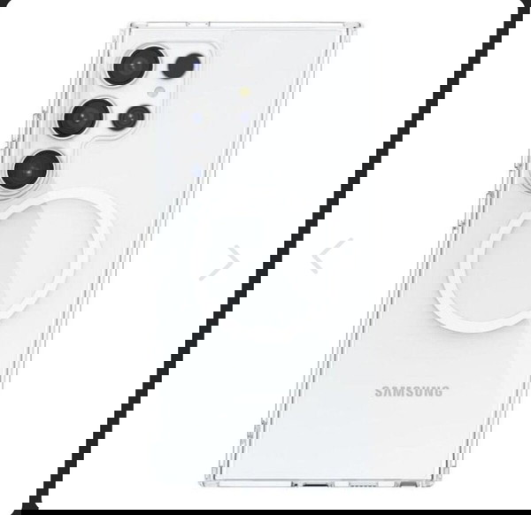 Θήκη Προστασίας Σιλικόνης Clear Case Με Magsafe S24 Ultra