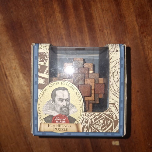 Kepler Wooden Puzzle like new by Professor Puzzle