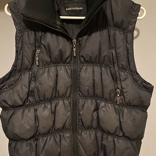Flávio Castellani sleeveless vest like new, black, size M
