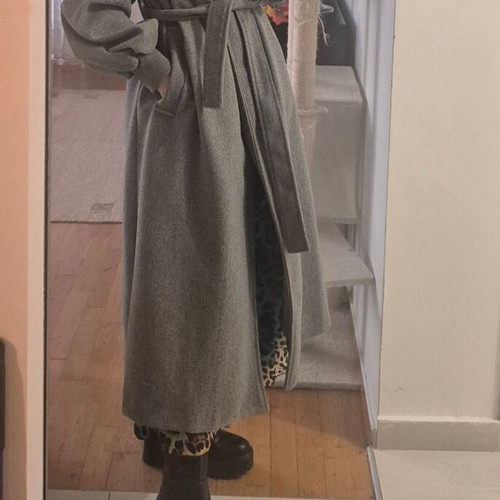 Lumina Coat One size gray long