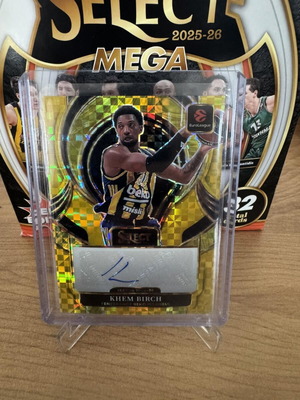 Panini Select Euroleague 2025-26 Khem Birch Auto Card numbered 10, like new