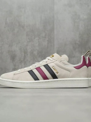 Adidas Campus CQ2048 sneakers new, clear brown core black mystery ruby