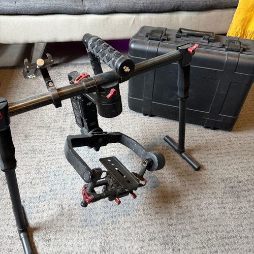 DJI Ronin M gimbal used with controller and case