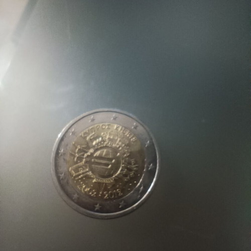 Cyprus 2 euro 2012 coin used, EU cash