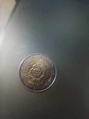Cyprus 2 euro 2012 coin used, EU cash