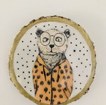 Handmade magnets with mixed technique