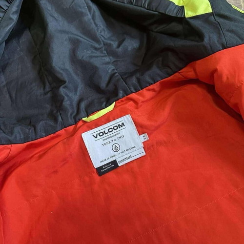 Volcom Elias snowboard jacket used, size M, green