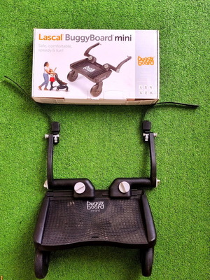 Lascal BuggyBoard Mini stroller platform for second child, grey