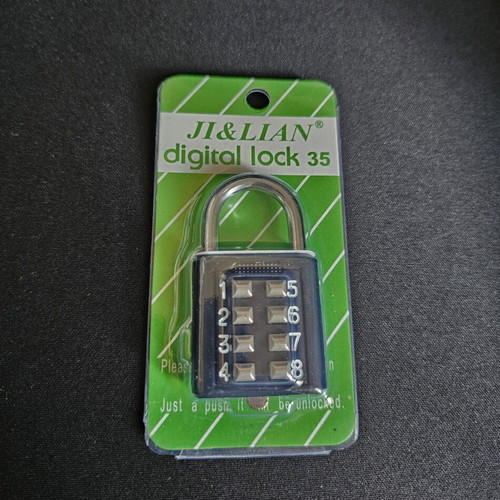 Small metal lock with 4-digit code new